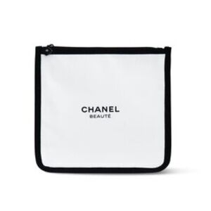 Chanel Black and White Beauté Pouch